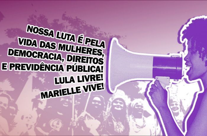 Mulheres na luta por direitos e contra a “reforma”