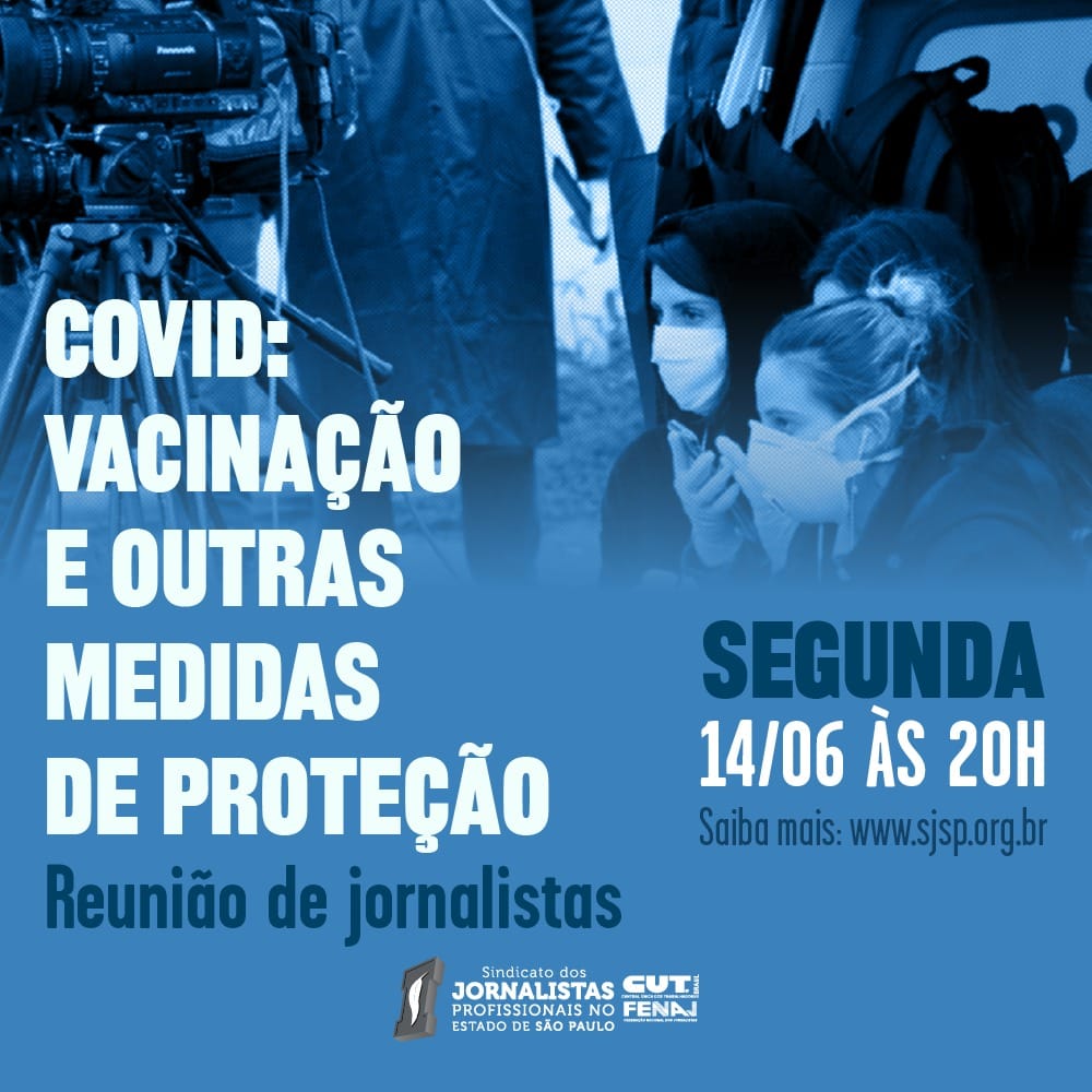 SJSP convoca categoria para debater vacinação e outras medidas de proteção