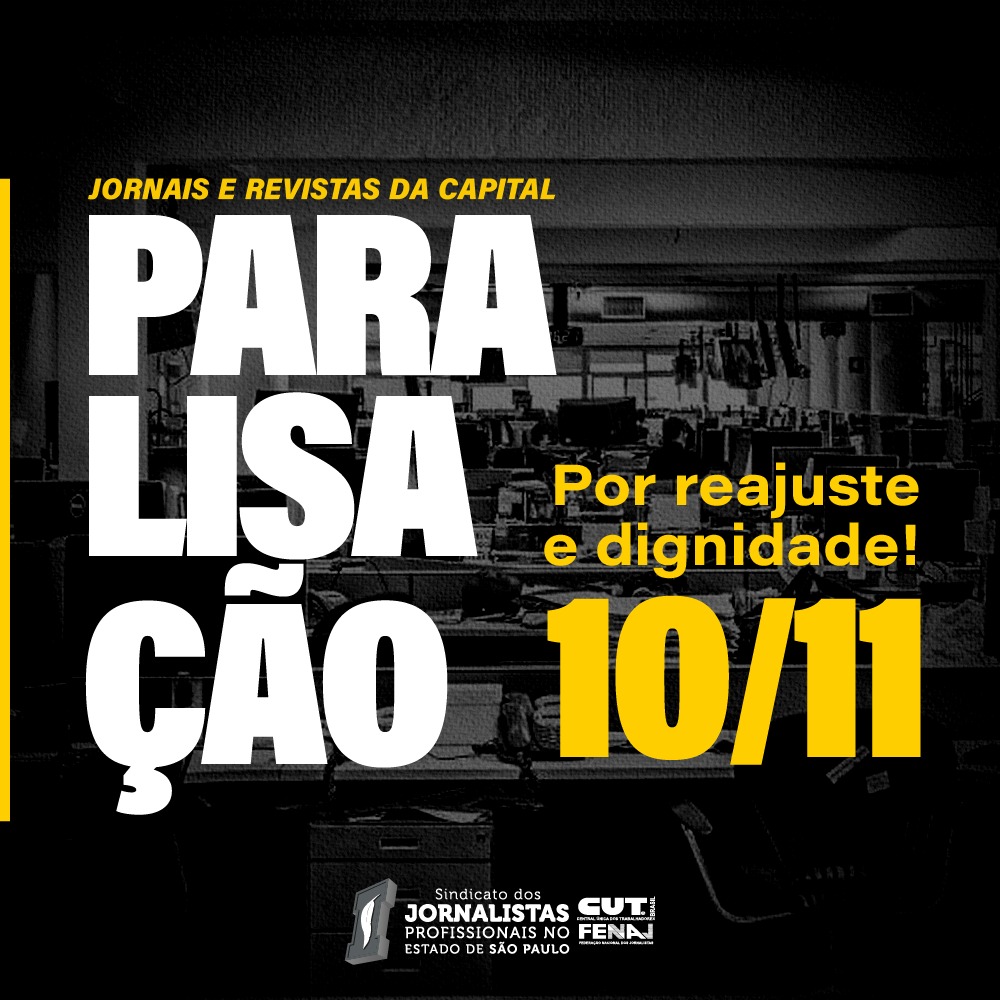 Em assembleia histórica, jornalistas rejeitam proposta patronal por unanimidade