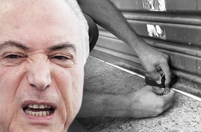 Com Temer, 64 mil empresas fecharam