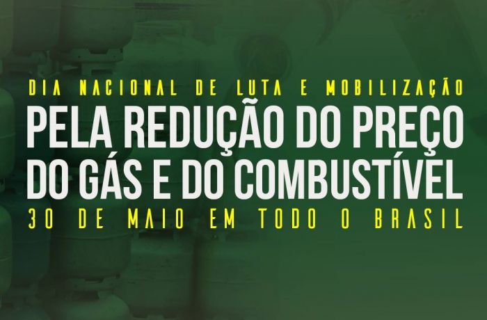 Frentes convocam atos pela redução do preço do gás e da gasolina