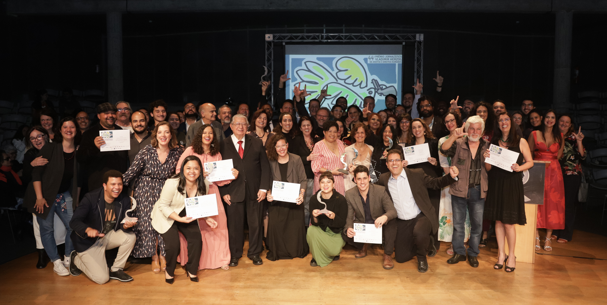 Cerimônia do Prêmio Herzog é marcada por combate ao governo Bolsonaro