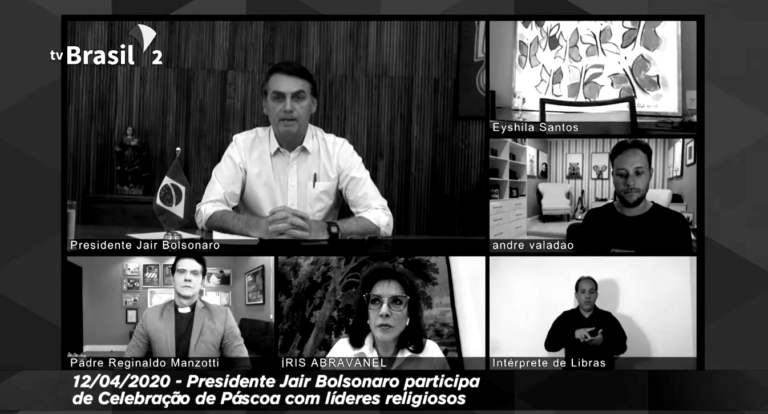 Bolsonaro usa TV Brasil para proselitismo político-religioso e afronta a legislação e a Constituição Federal