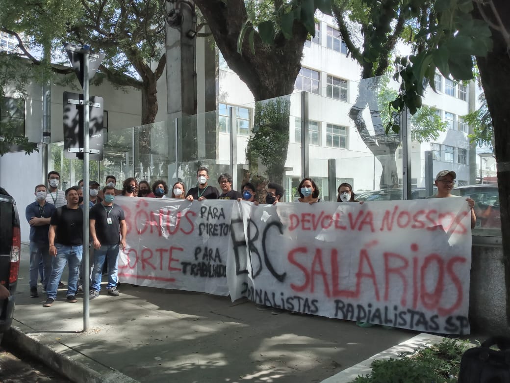 Trabalhadores da EBC mantêm mobilização enquanto aguardam dissídio