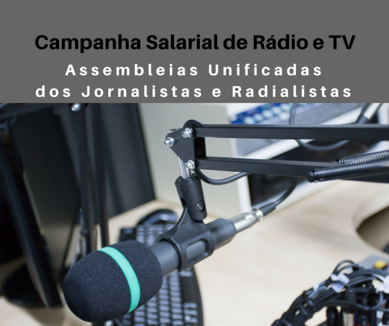 Assembleias de Jornalistas e Radialistas seguem até 26/5