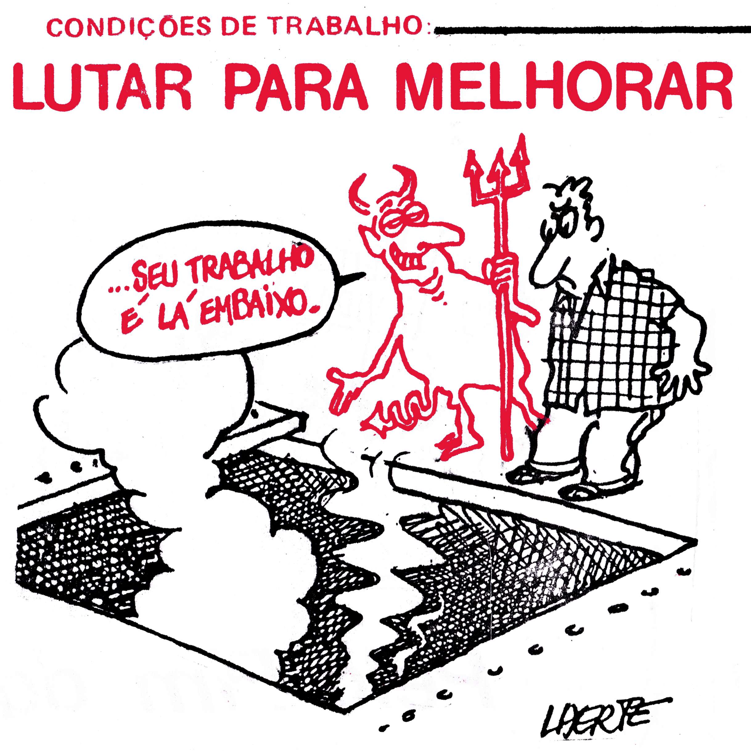 Exposição reúne trabalhos de grandes cartunistas brasileiros realizados para a imprensa sindical