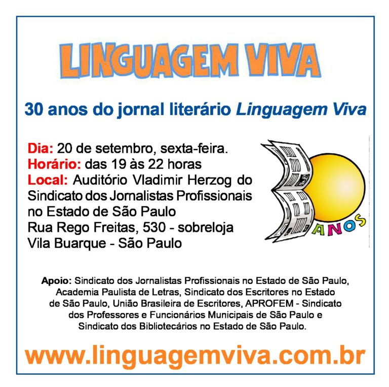 30 Anos do jornal literário Linguagem Viva