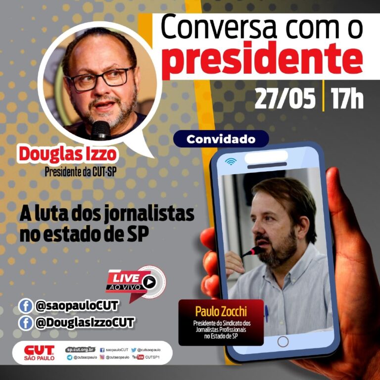 CUT-SP entrevista Paulo Zocchi sobre a luta dos jornalistas no estado de SP