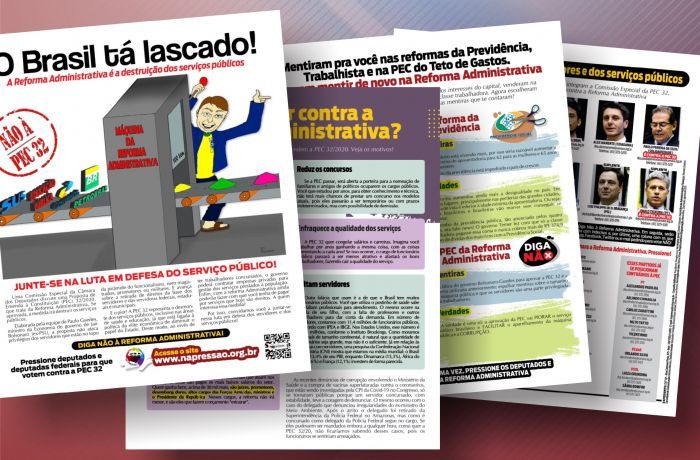 CUT-SP lança jornal explicativo sobre a PEC 32, que destrói os serviços públicos