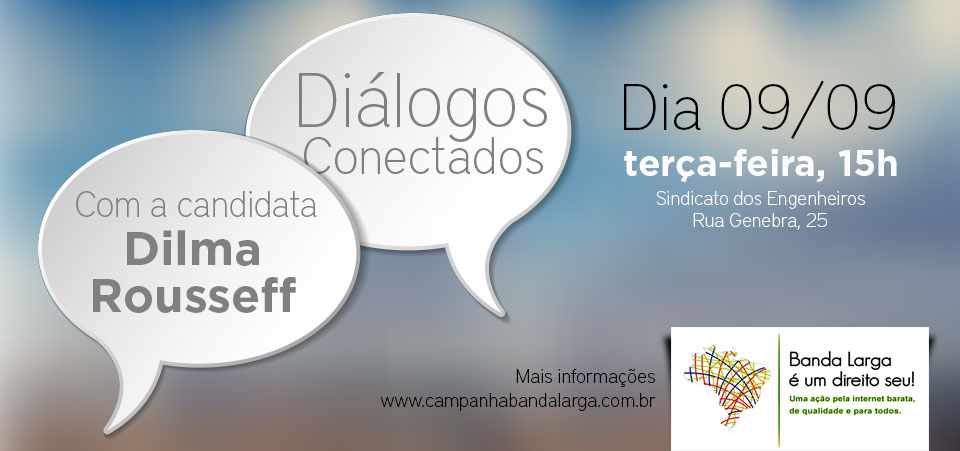 Movimentos discutem Internet com presidenciáveis