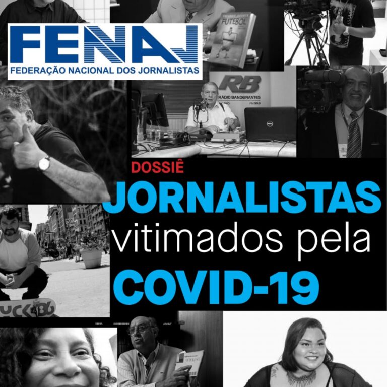 Fenaj denuncia alto índice de mortes por Covid-19 entre jornalistas