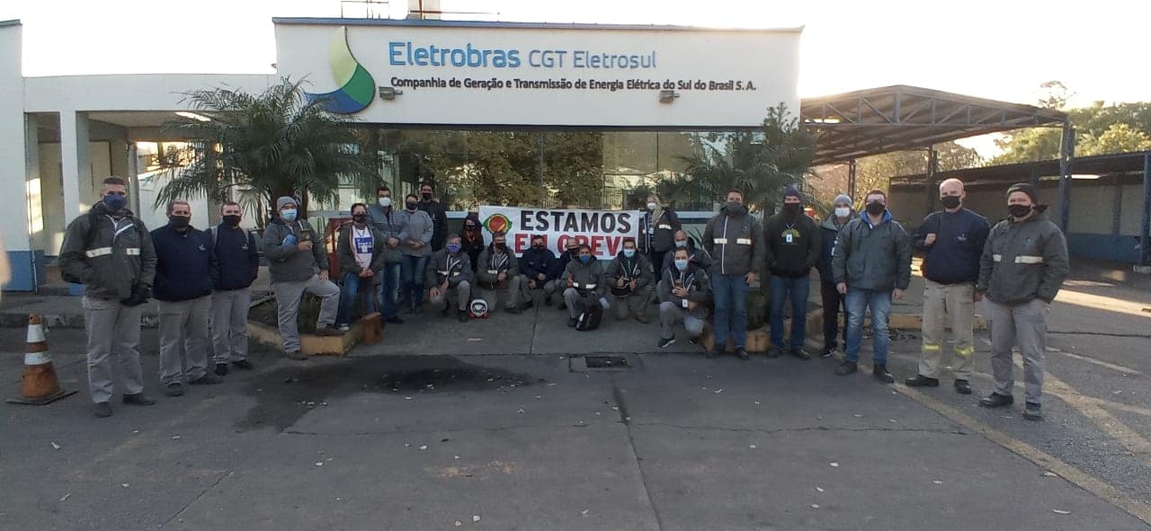 Todo apoio à greve na Eletrobrás, contra a privatização