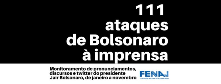 Ataques de Bolsonaro à imprensa já somam 111 ocorrências