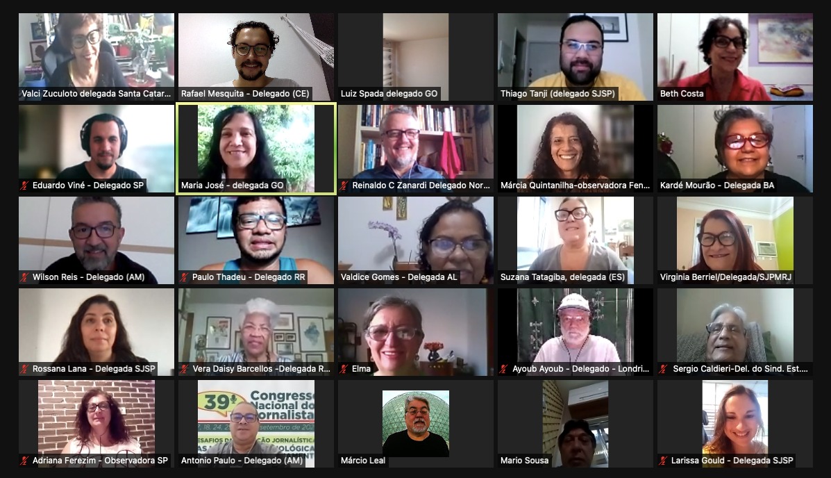 Defesa da democracia contra neoliberalismo e extrema-direita marcam encerramento do 39º Congresso Nacional dos Jornalistas