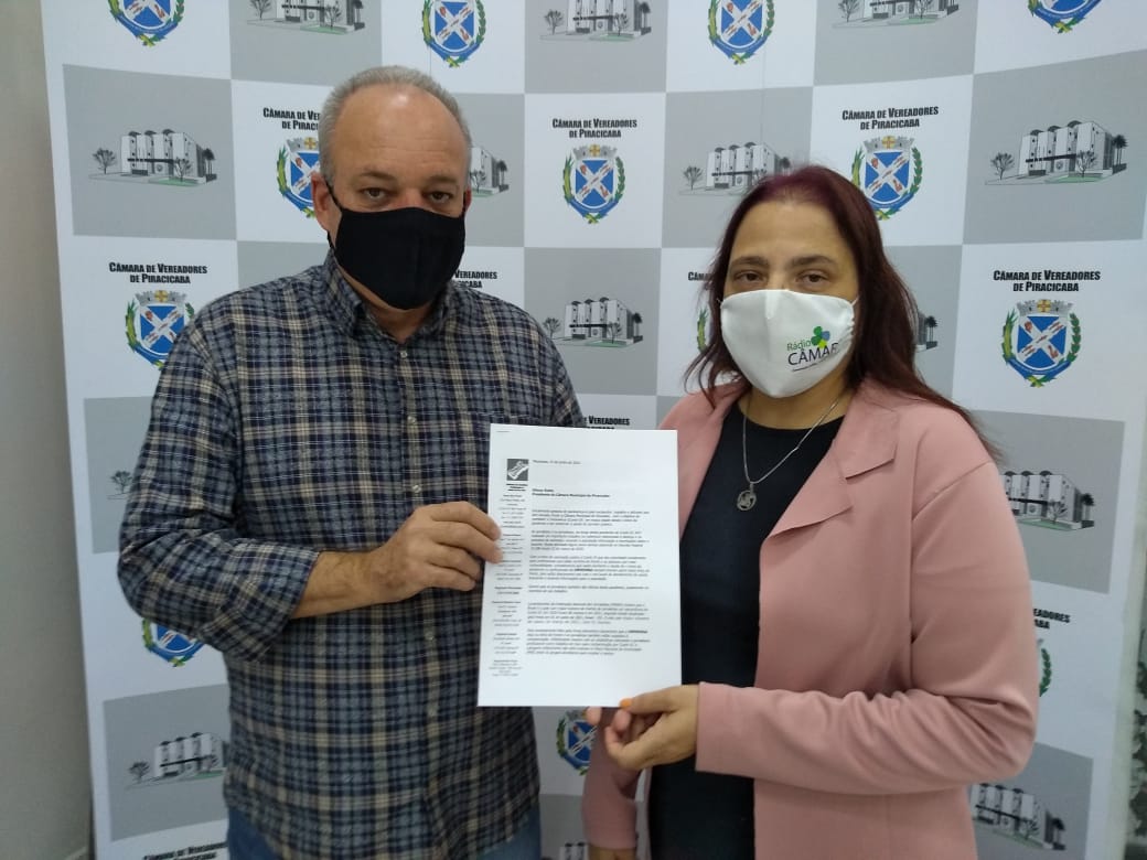 Sindicato dos Jornalistas entregou ofício ao presidente da Câmara de Piracicaba solicitando prioridade na vacinação