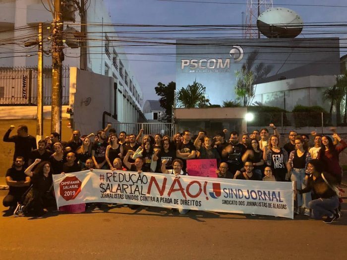 Greve dos jornalistas alagoanos tem mais de 90% de adesão