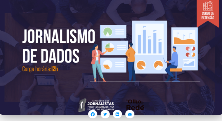 Curso de jornalismo de dados acontece em setembro