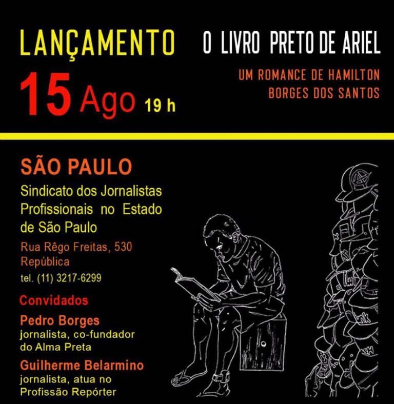 Sindicato recebe lançamento d’O livro preto de Ariel