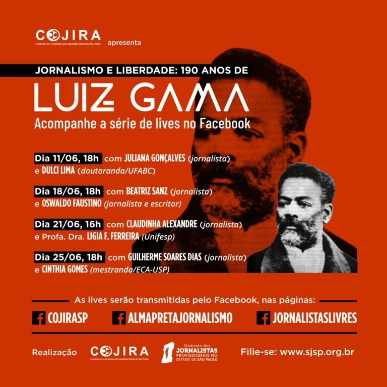 Live desta quinta-feira (25) encerra celebração dos 190 anos de nascimento de Luiz Gama