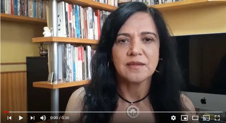 Presidenta da Fenaj, Maria José Braga, declara apoio à campanha #AbrilRespeiteoSindicato