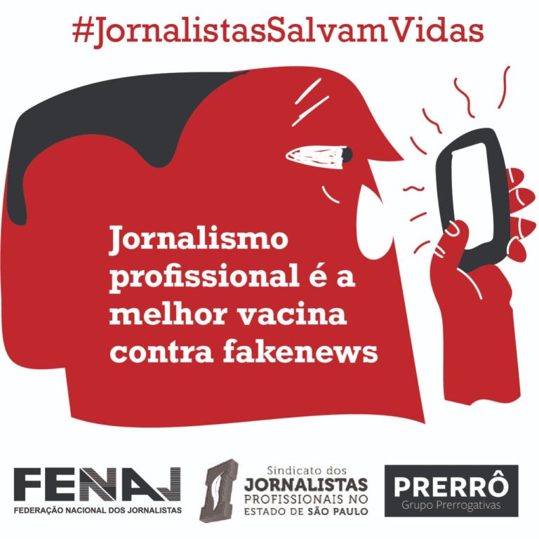 MANIFESTO | #JornalistasSalvamVidas