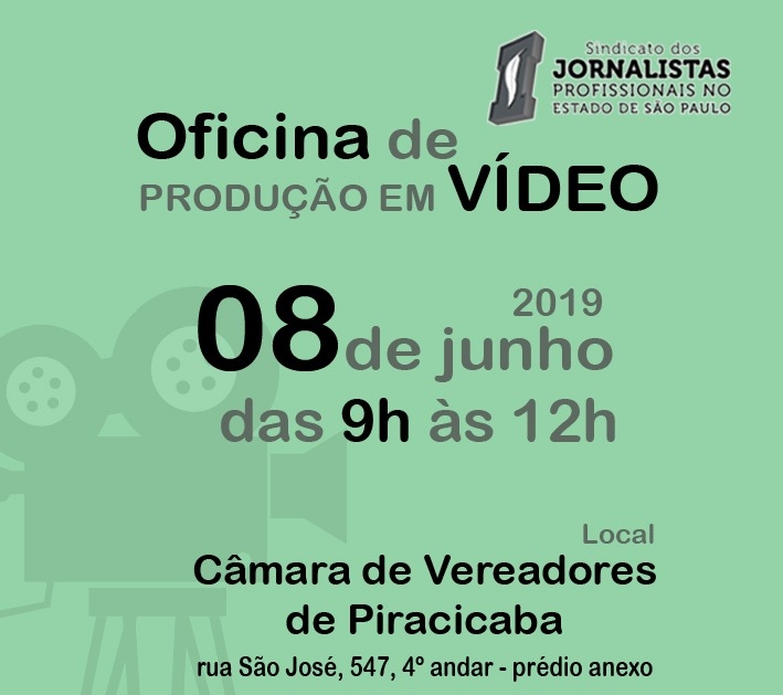 Regional Piracicaba promove Oficina de produção em vídeo
