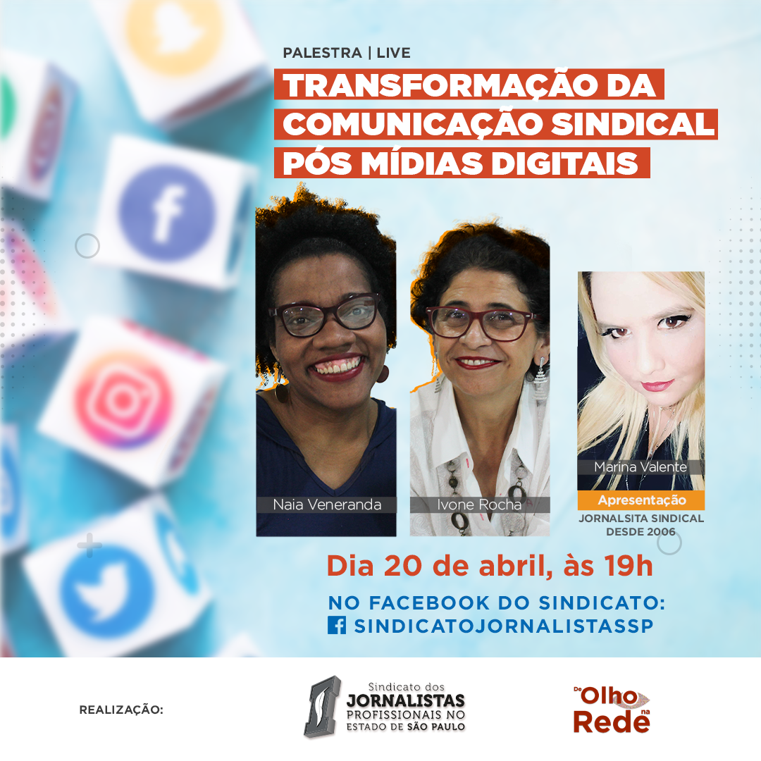 Palestra do Sindicato dos Jornalistas de São Paulo discute as novas mídias no meio sindical