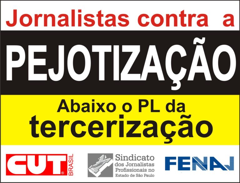 Sindicato participa de ato contra o PL da Terceirização na Paulista