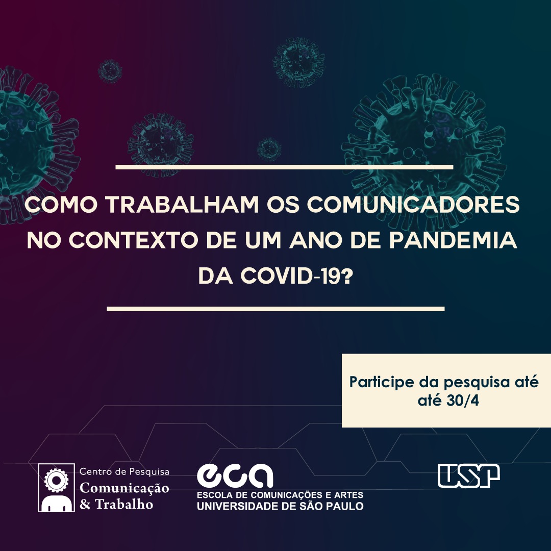 Pesquisa da USP aborda situação de comunicadores após um ano de pandemia