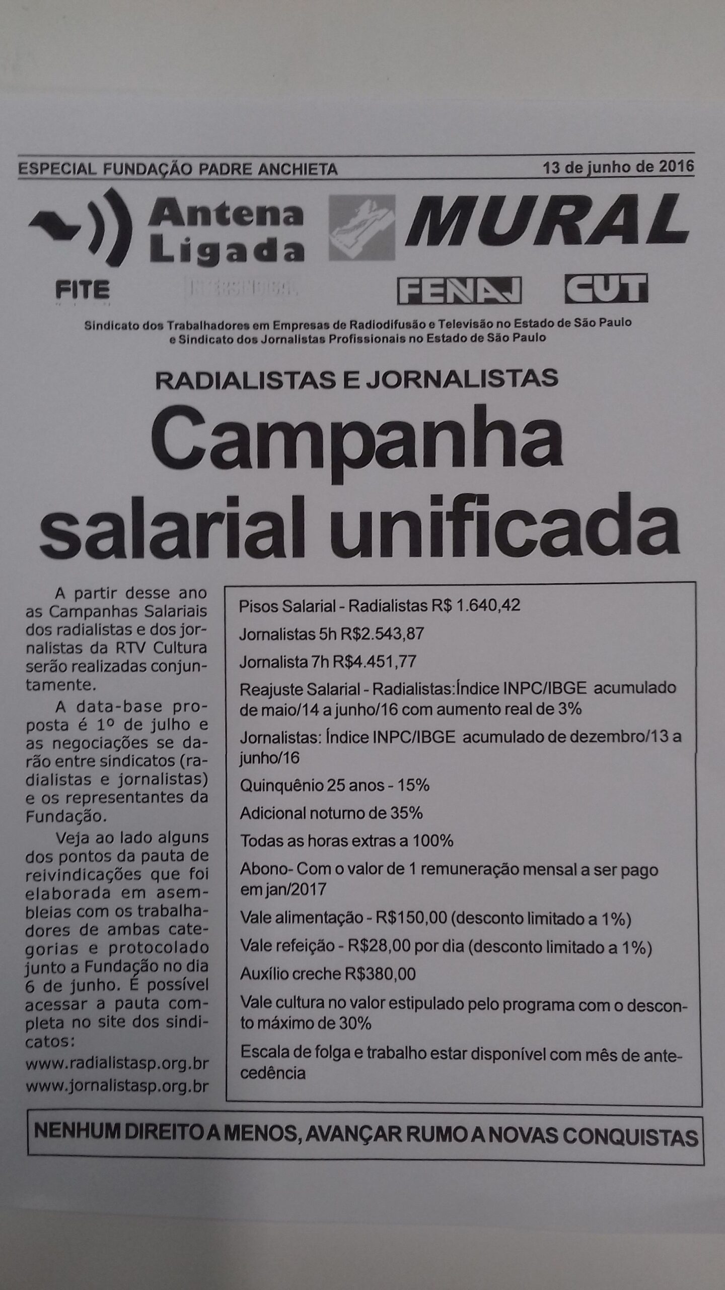 RTV CULTURA: Trabalhadores iniciam campanha salarial unificada. Audiência Pública na Alesp debaterá demissão em massa