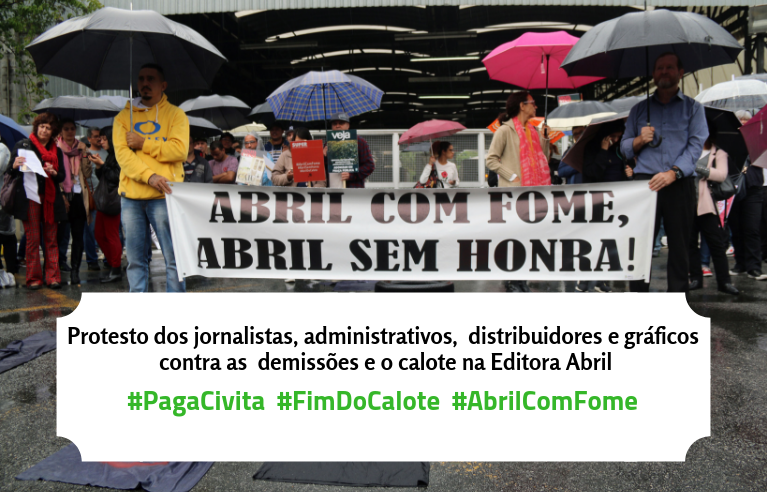 Demissões na Abril: trabalhadores protestam dia 15