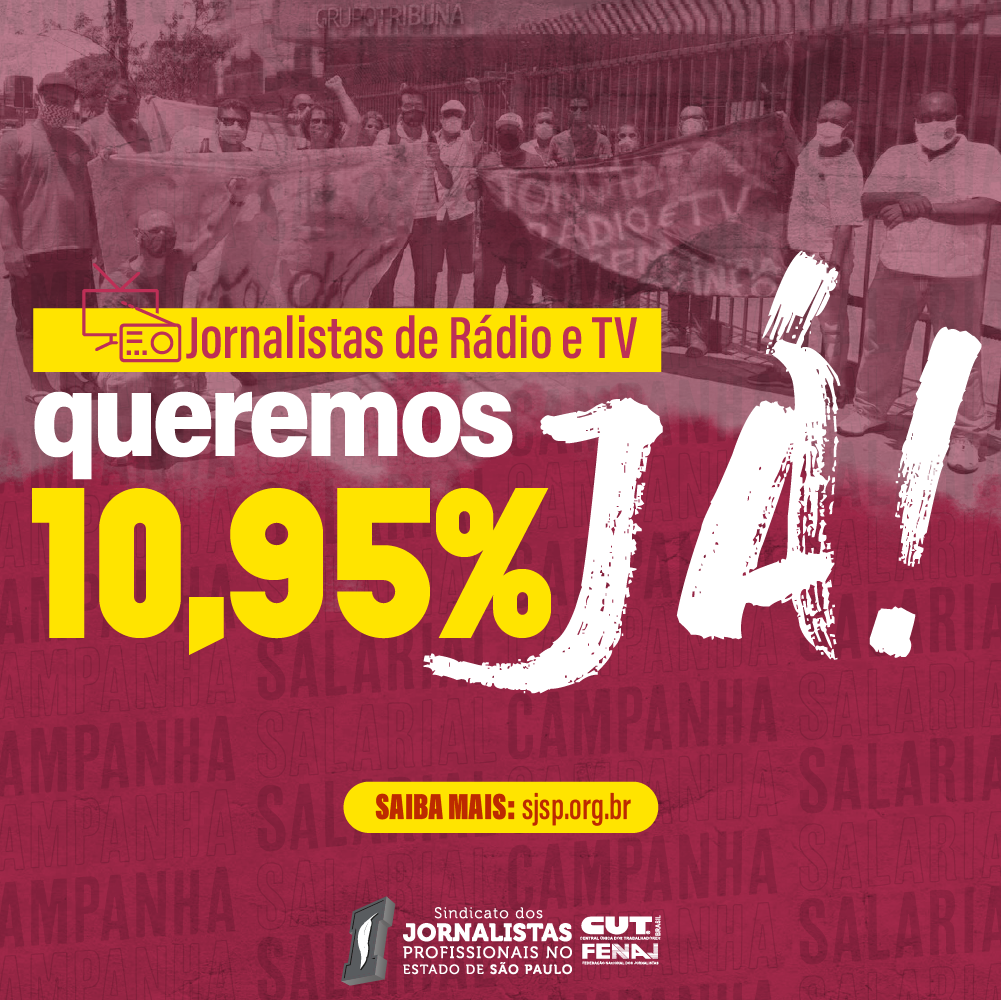 Nenhum passo atrás: Mobilizar é a palavra de ordem na Campanha Salarial de Rádio e TV
