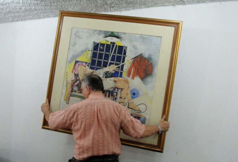 Quadro em memória de Vladimir Herzog passa por restauração