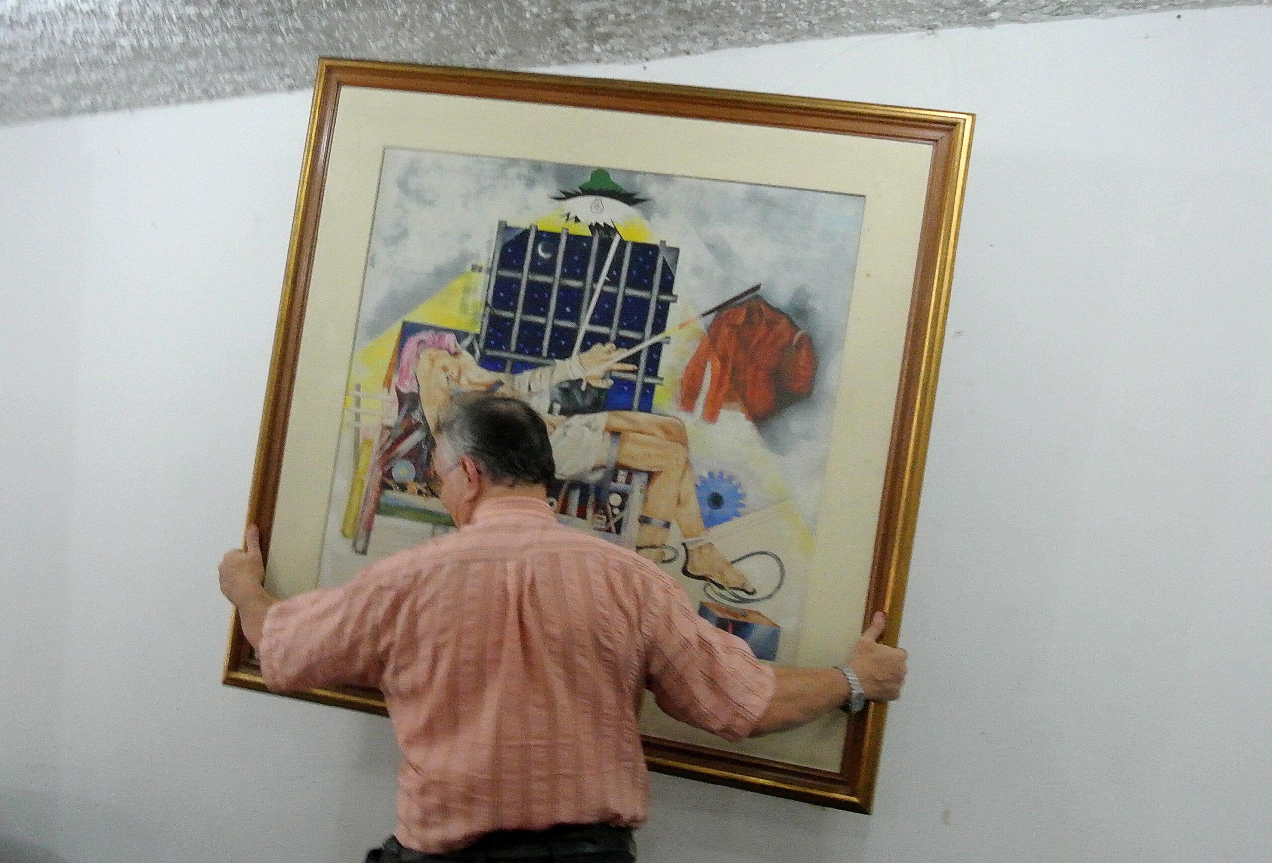 Quadro em memória de Vladimir Herzog passa por restauração