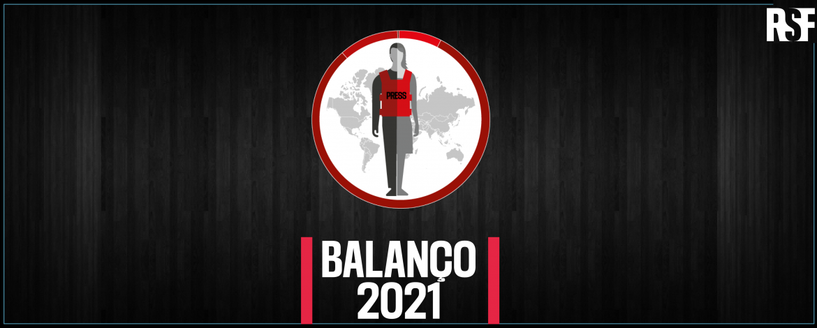 Aumento de 20% no número de jornalistas em detenção arbitrária em 2021: 488 hoje, incluindo 60 mulheres