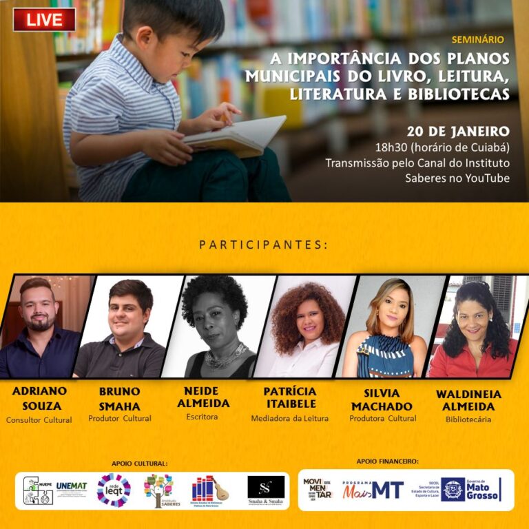 Seminário: Importância dos Planos Municipais do Livro, Leitura, Literatura e Bibliotecas