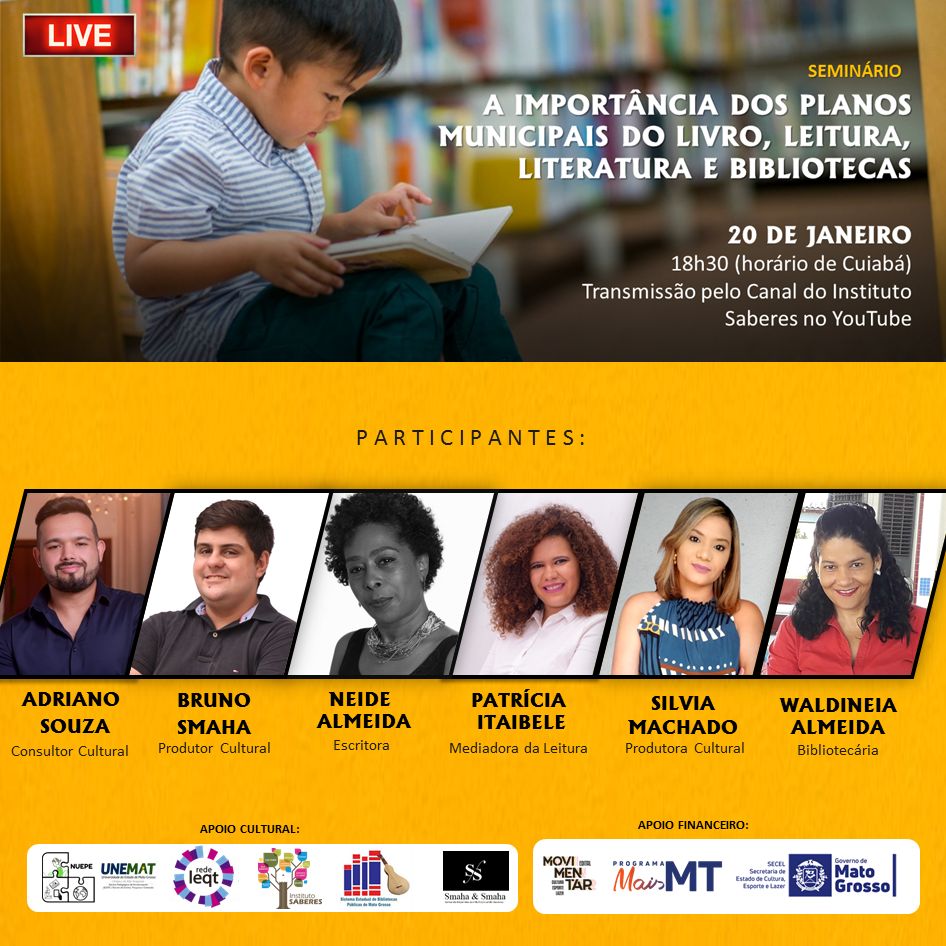 Seminário: Importância dos Planos Municipais do Livro, Leitura, Literatura e Bibliotecas