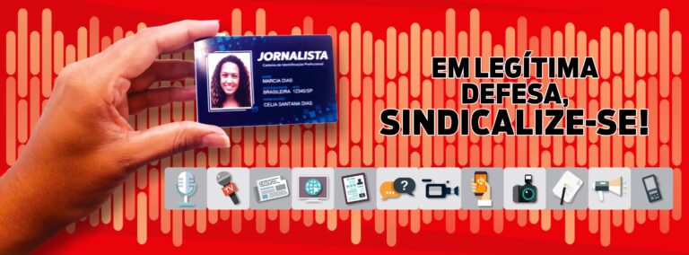 Campanha de Sindicalização vai na porta de A Tribuna nesta sexta