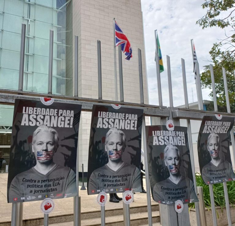 Sindicato e Fenaj se unem a protesto global pela liberdade de Assange