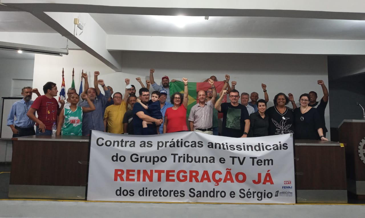 SJSP encaminha moção pela readmissão de Sandro Thadeu e Sérgio Pais