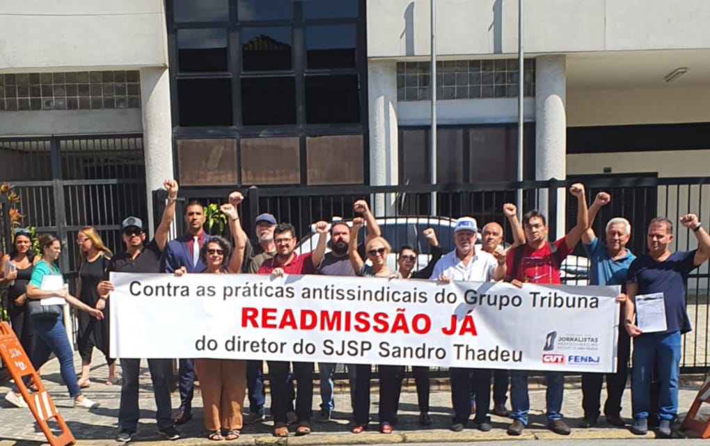 Audiência de conciliação sobre demissão de diretor do SJSP termina sem acordo com Grupo Tribuna