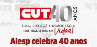 CUT é homenageada por seus 40 anos na Alesp nesta segunda-feira (28)