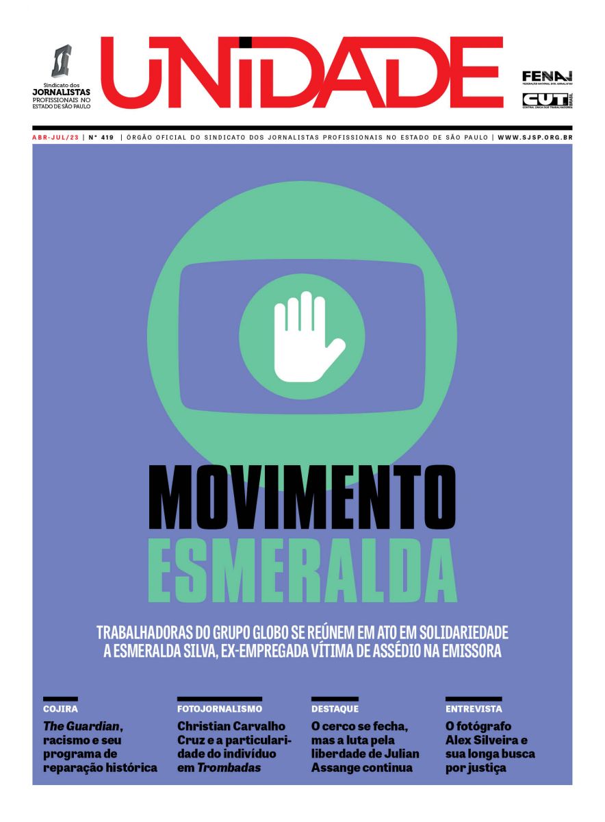 Capa da edição 419 do Jornal Unidade