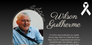 Nota de pesar pelo falecimento do jornalista e escritor Wilson Guilherme