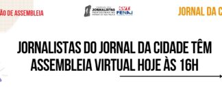 Jornalistas do Jornal da Cidade têm assembleia virtual nesta segunda-feira