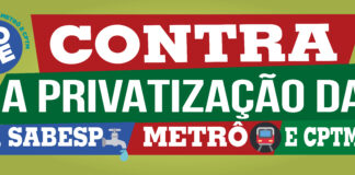 Sede do SJSP é local de votação para o plebiscito contra Privatização da Sabesp, Metrô e CPTM