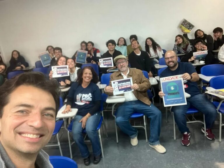 Dirigentes discutiram a PEC do diploma e valorização da profissão na ECA