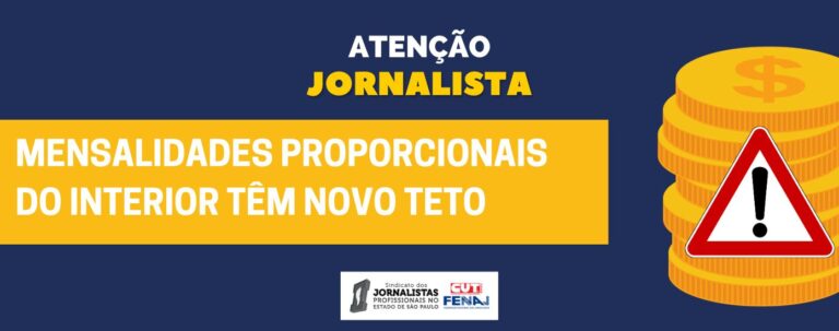 Mensalidades proporcionais do interior têm novo teto