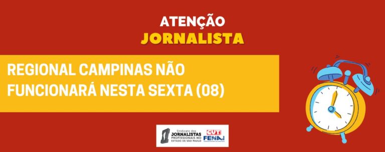 Regional Campinas não funcionará nesta sexta (08)