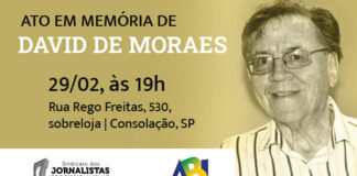 SJSP e ABI promovem homenagem a David de Moraes